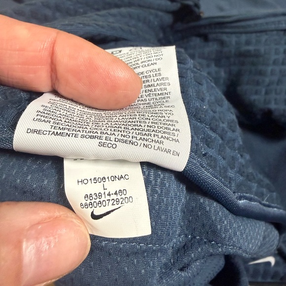 Nike Dri-FIT Training Full Zip Jacket Blue 883914-460 Men’s Size Large Running - Picture 6 of 13